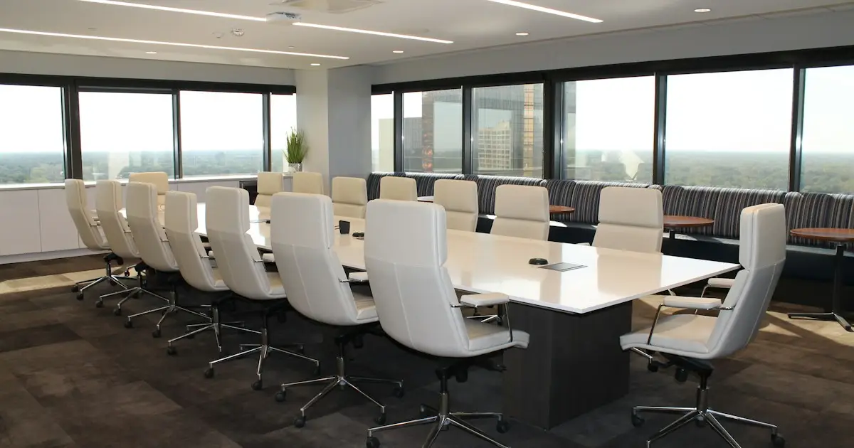 Empty commercial office space ready for lease